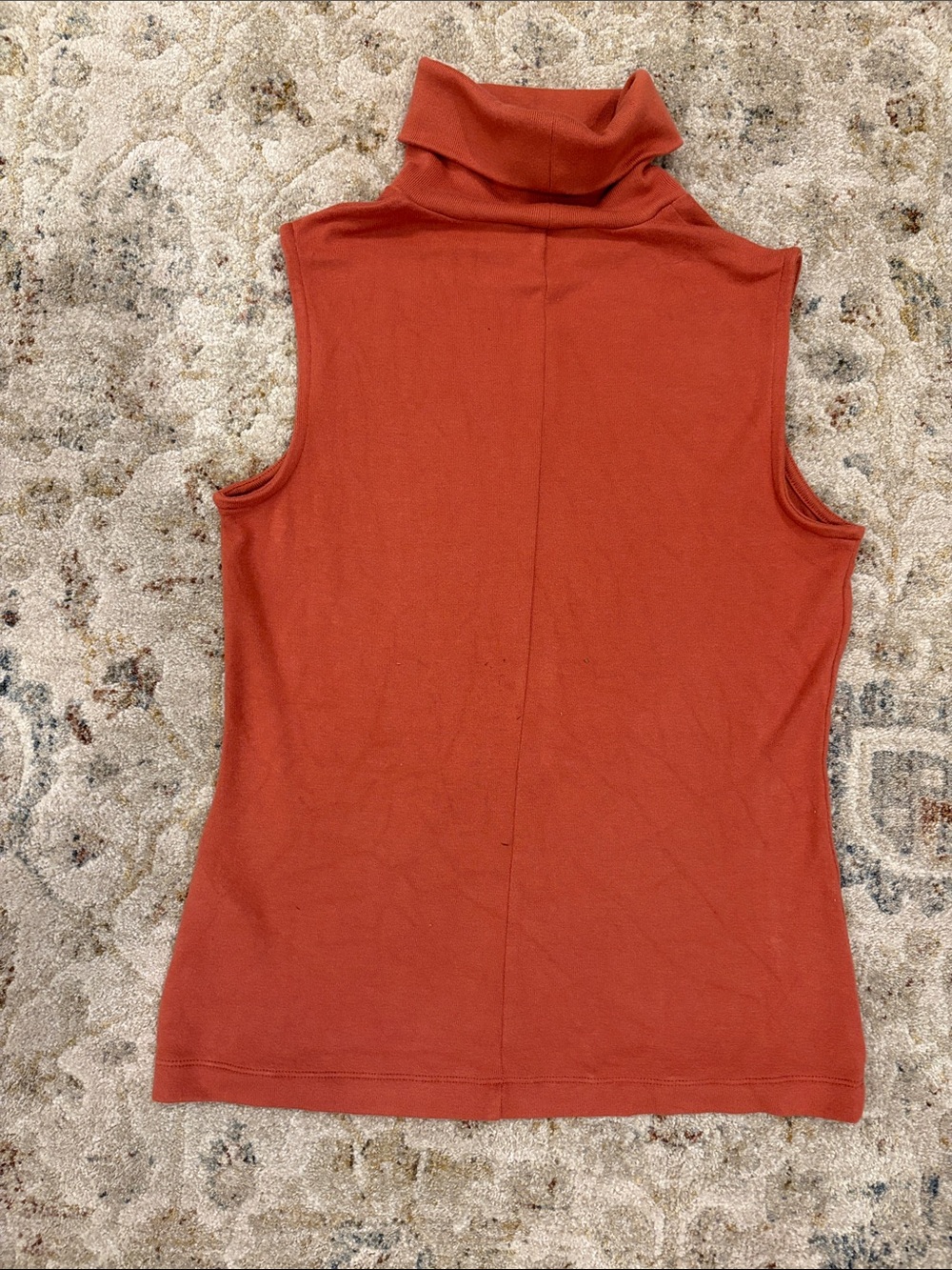 Banana Republic Sleeveless Turtleneck Camisole in Terracotta - Picture 3 of 4